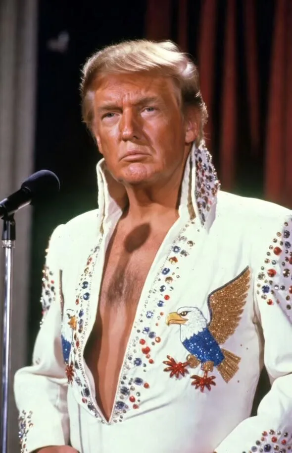トランプ大統領がエルビス・プレスリーのAI画像を投稿、ファン激怒「笑いもの」