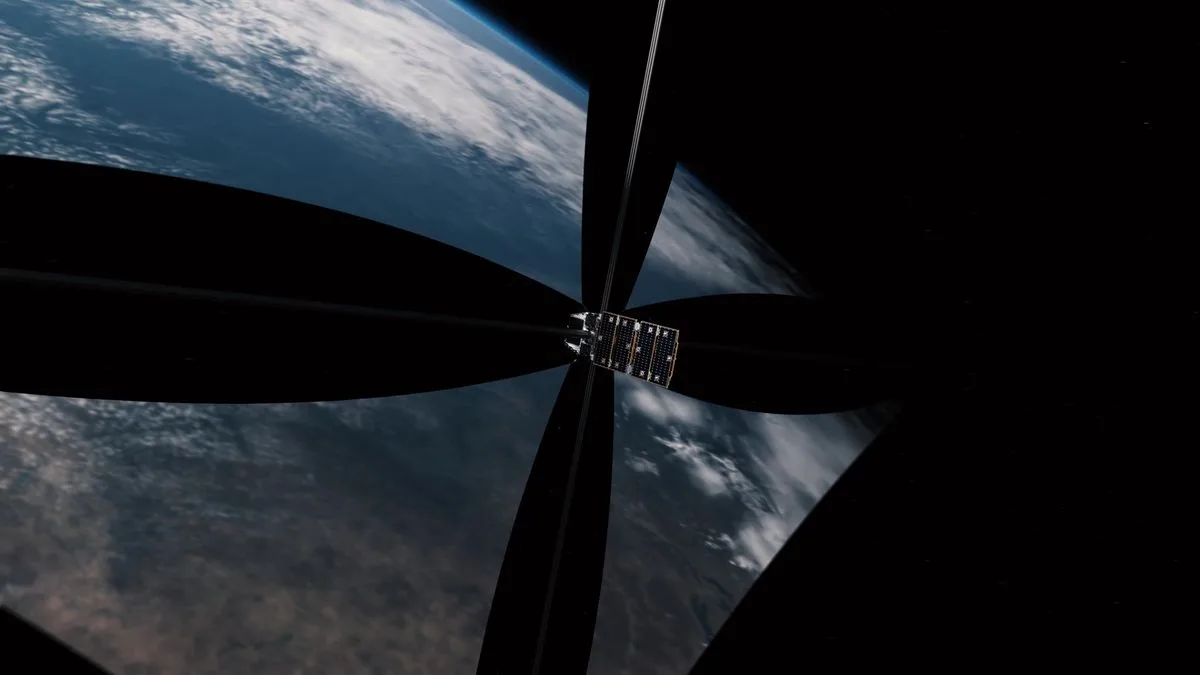 宇宙に5km幅の鏡、パイロット失明リスクも承認される