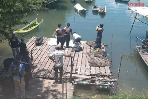 首に鉄鎖、2つのダンベルで沈められた51歳女性の遺体 タイの人気釣り場で発見